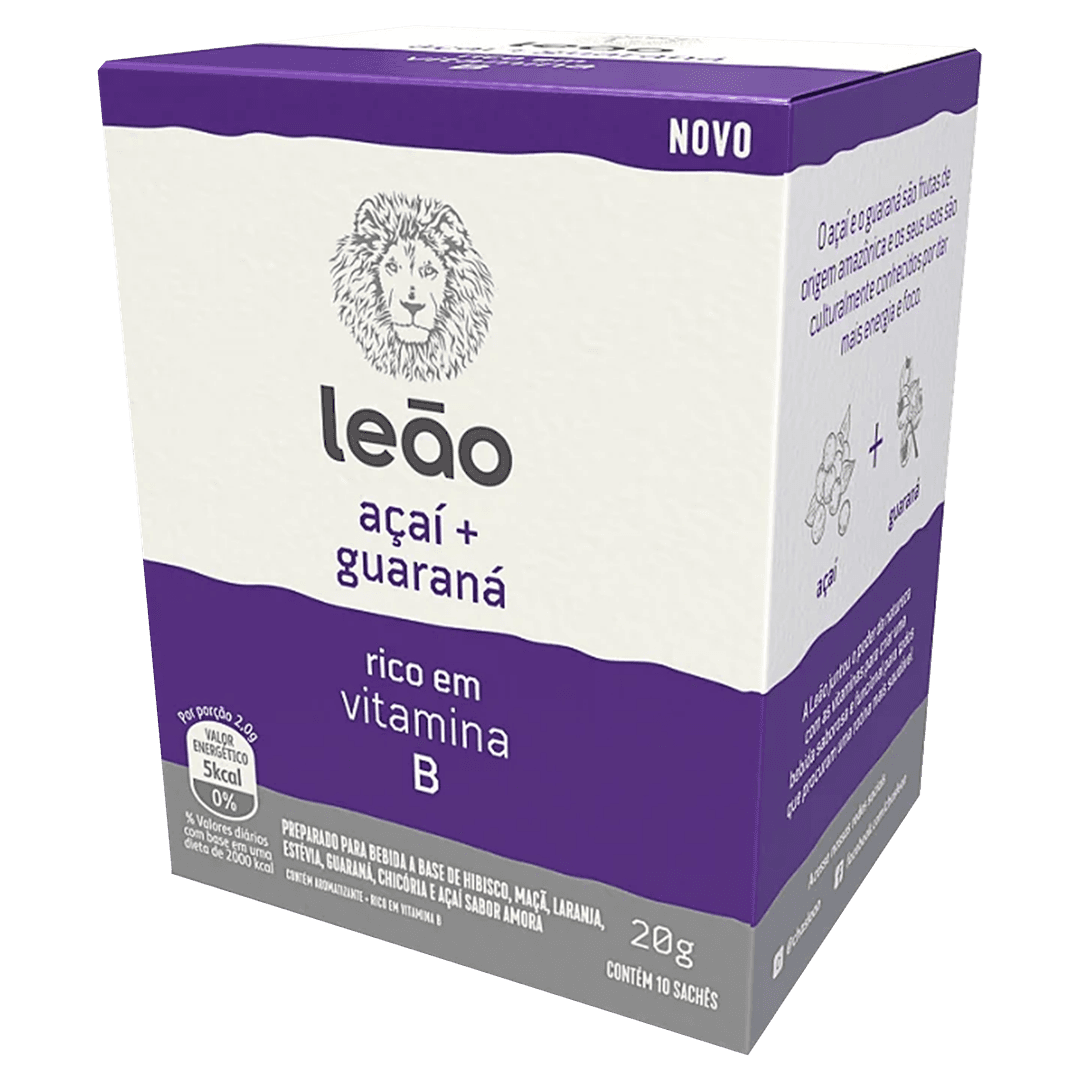 Leão Vitamins Tea - acai-guarana