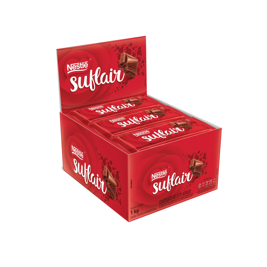 Nestle Suflair Chocolate Box (20 units) - caixa-50g