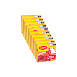 Maggi Powdered Broth Box (10 units) - carne-10