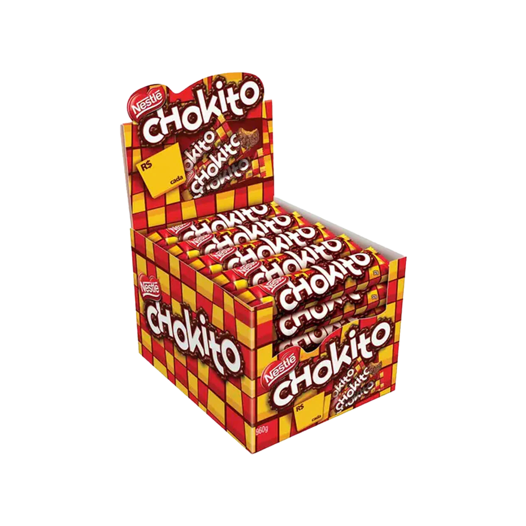 Chokito Crunchy Chocolate Box (30 units) - chokito_caixa