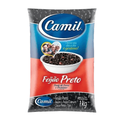 Camil Black Beans - feijao-preto-1kg