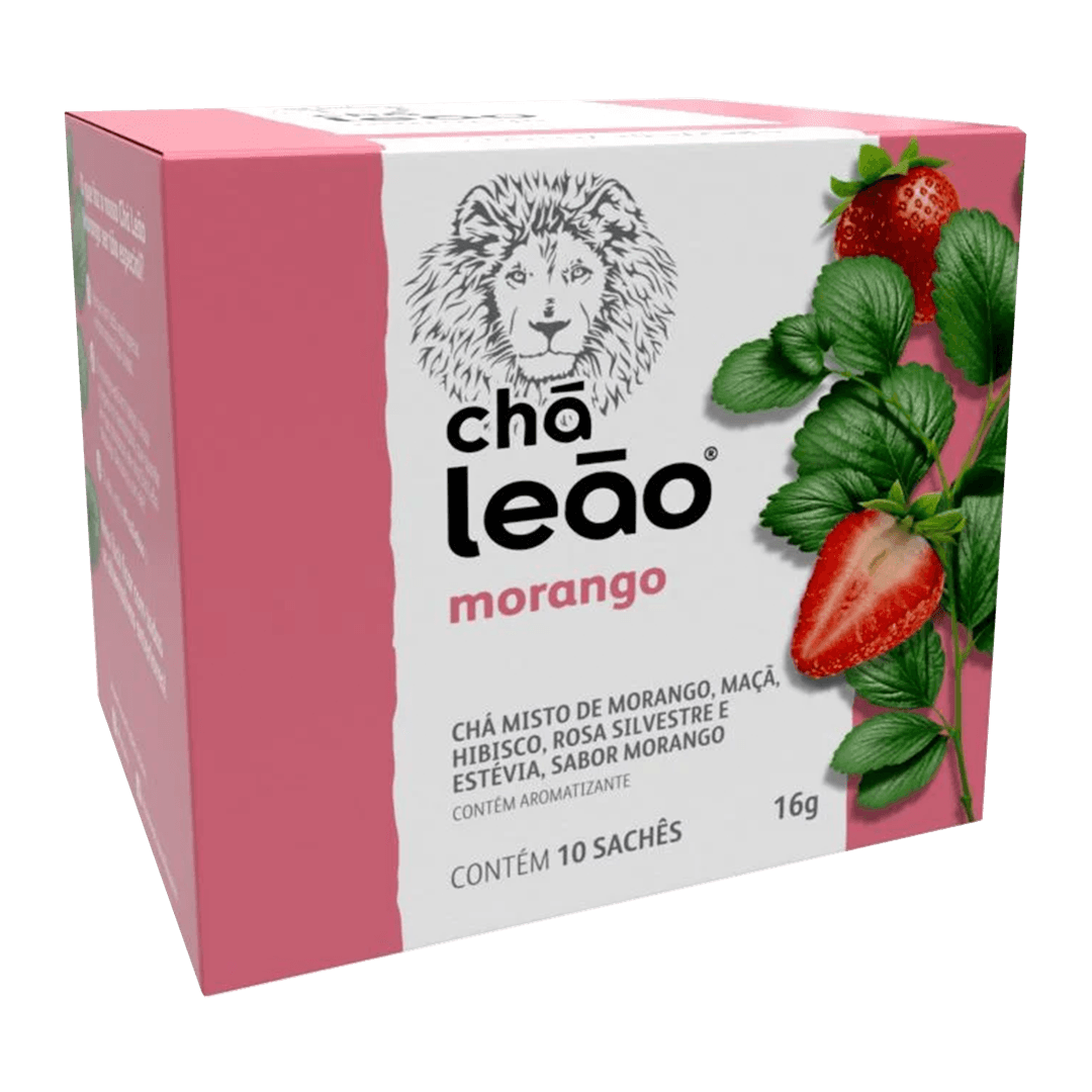 Leão Fruits & Flowers Tea - leao-morango