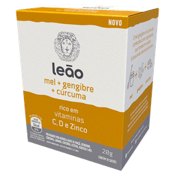 Leão Vitamins Tea - mel-gengibre