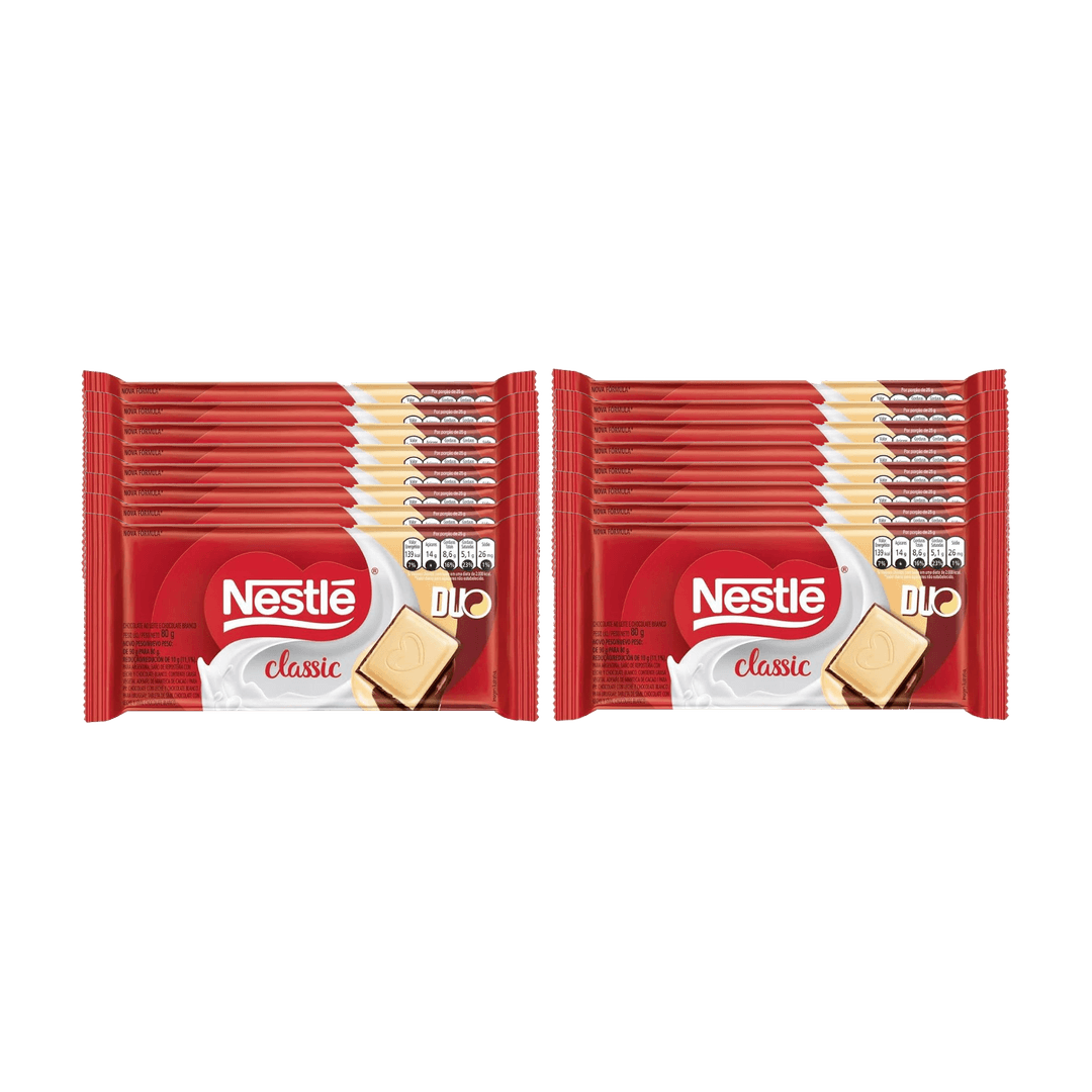 Nestle Classic Chocolate Bar Box (16 units) - nestle-duo-caixa