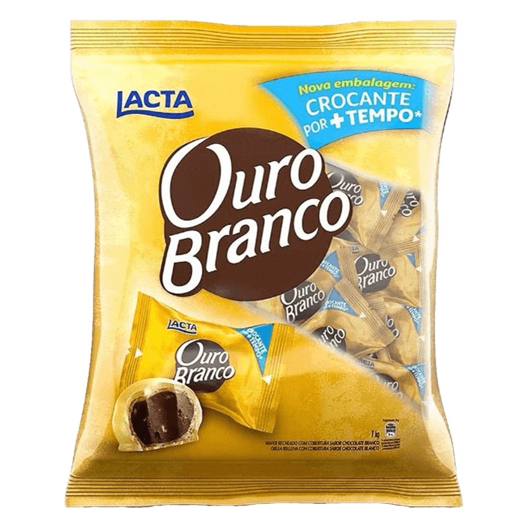 Ouro Branco White Chocolate Bonbon - ouro-branco-1kg