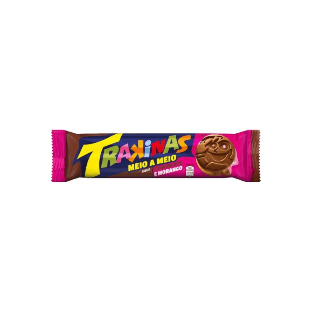 Trakinas Stuffed Sandwich Cookie - trakinas-meio-morango