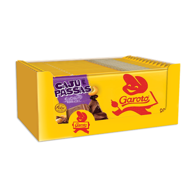 Garoto Chocolate Bar Box (16 units)